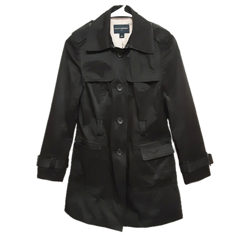 Banana Republic Trench Coat Womens XS